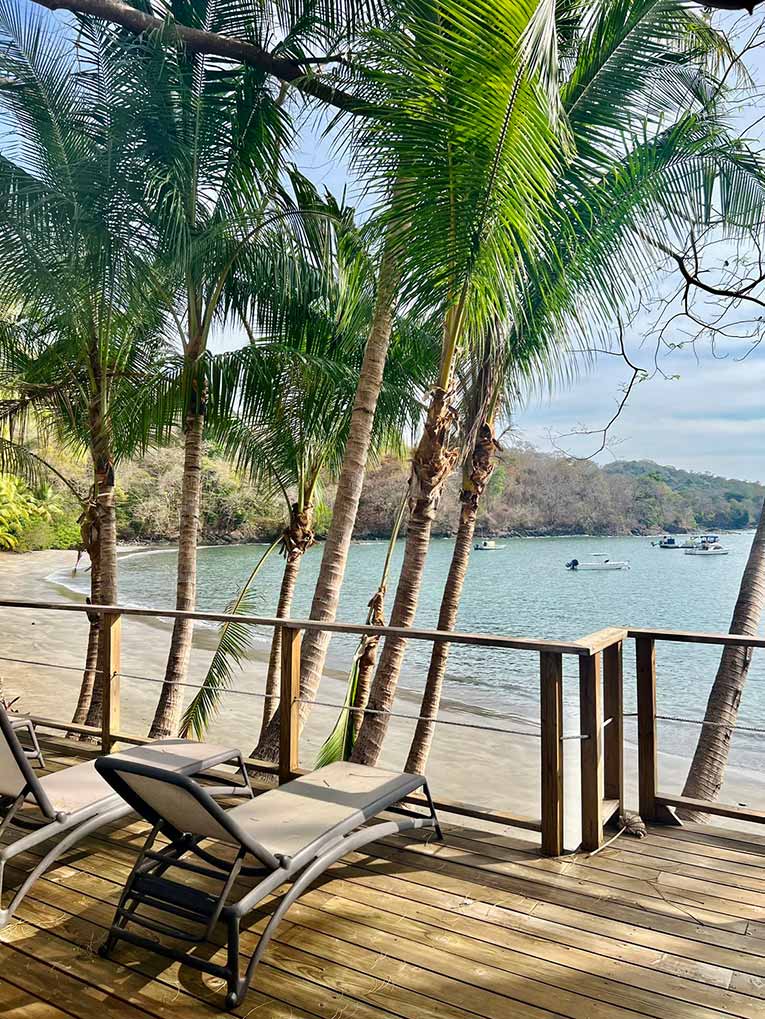 private beachfront room