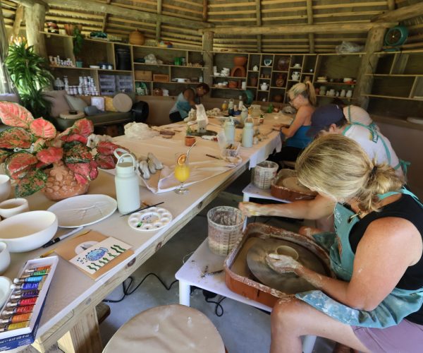 resort with pottery